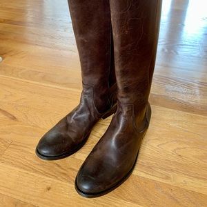Frye Women’s Tall Brown Riding Boots